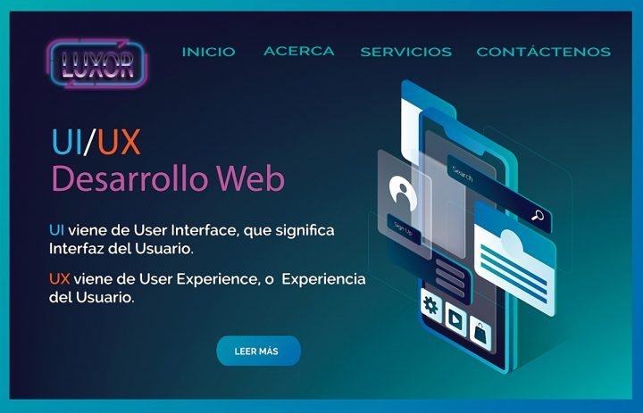 Desarrollo UI/UX Agencia Web Luxor
